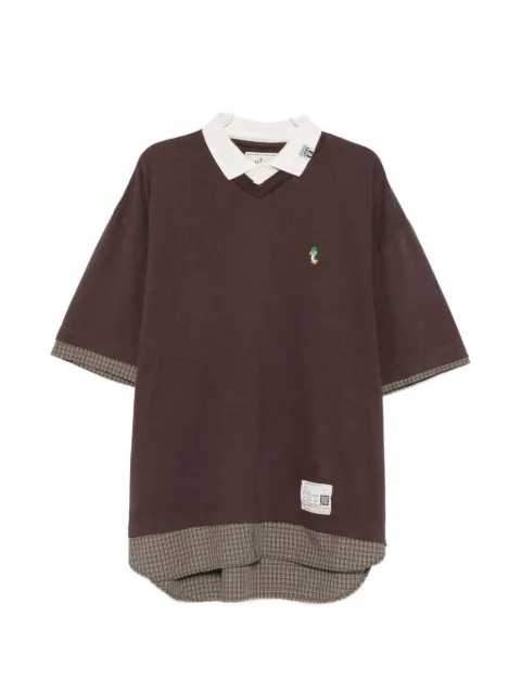 Maison MIHARA YASUHIRO triple-layered duck-embroidered T-shirt