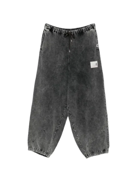 Maison MIHARA YASUHIRO bleached wide-leg track pants
