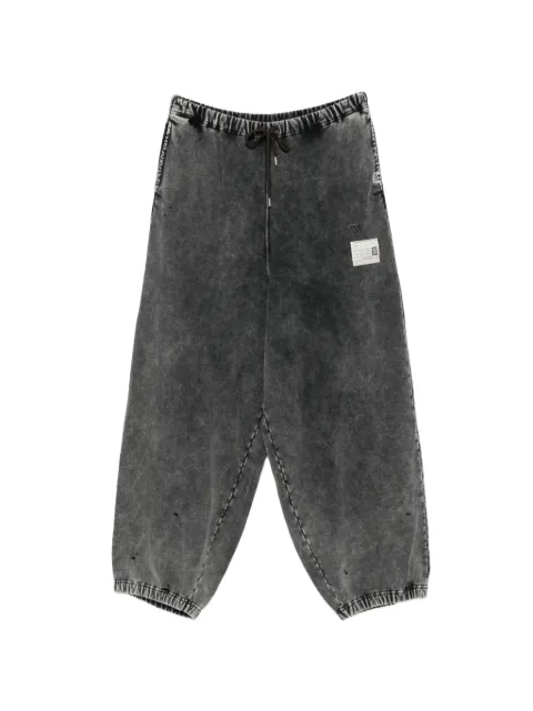 Maison MIHARA YASUHIRO pantalon de jogging ample à effet délavé
