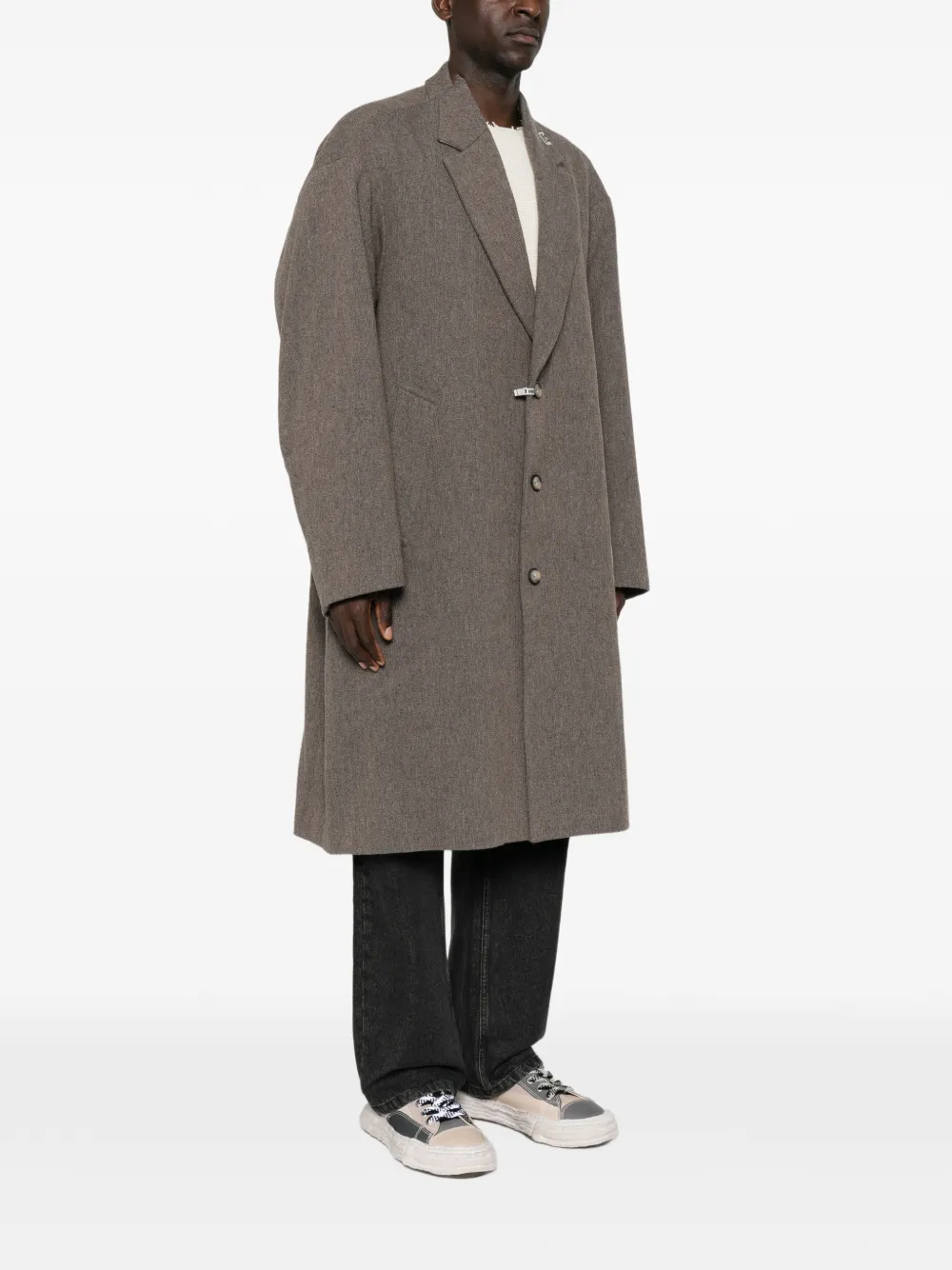 Maison MIHARA YASUHIRO Jas met verschoven schouders Bruin