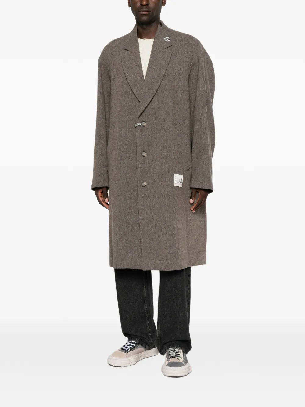 Maison MIHARA YASUHIRO Jas met verschoven schouders Bruin