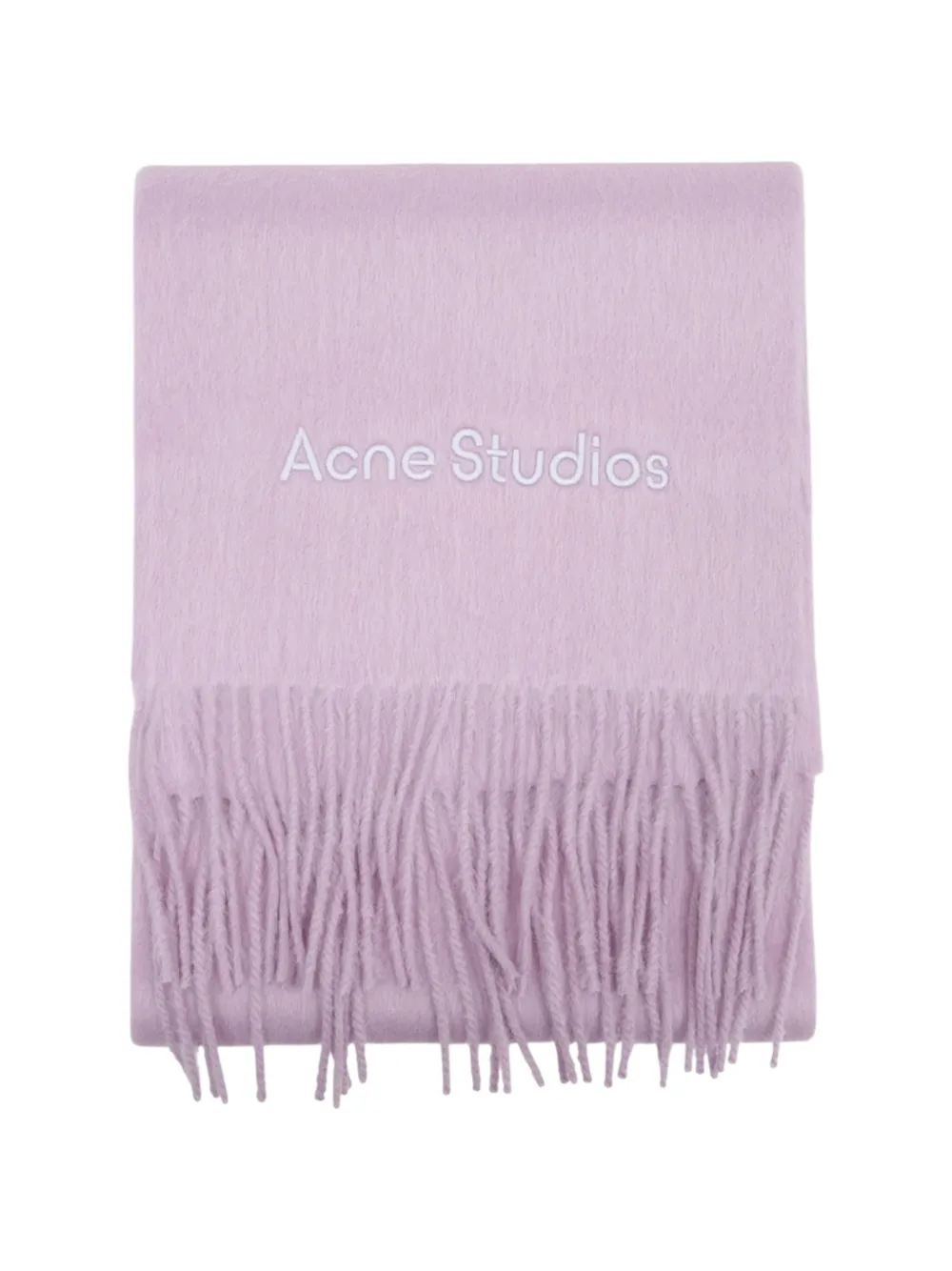 Acne Studios Sciarpa con frange - Rosa