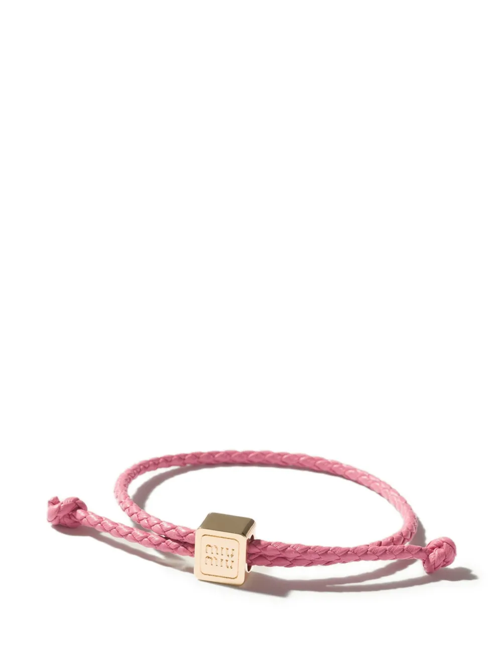Miu Miu leather bracelet - Oro