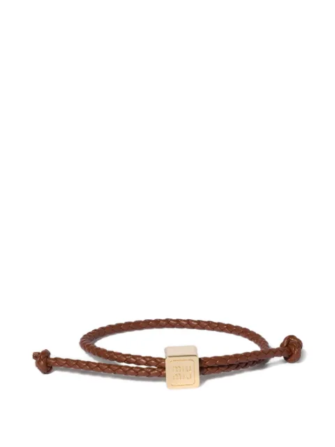 Miu Miu leather bracelet