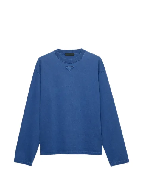 Prada long-sleeved cotton T-shirt