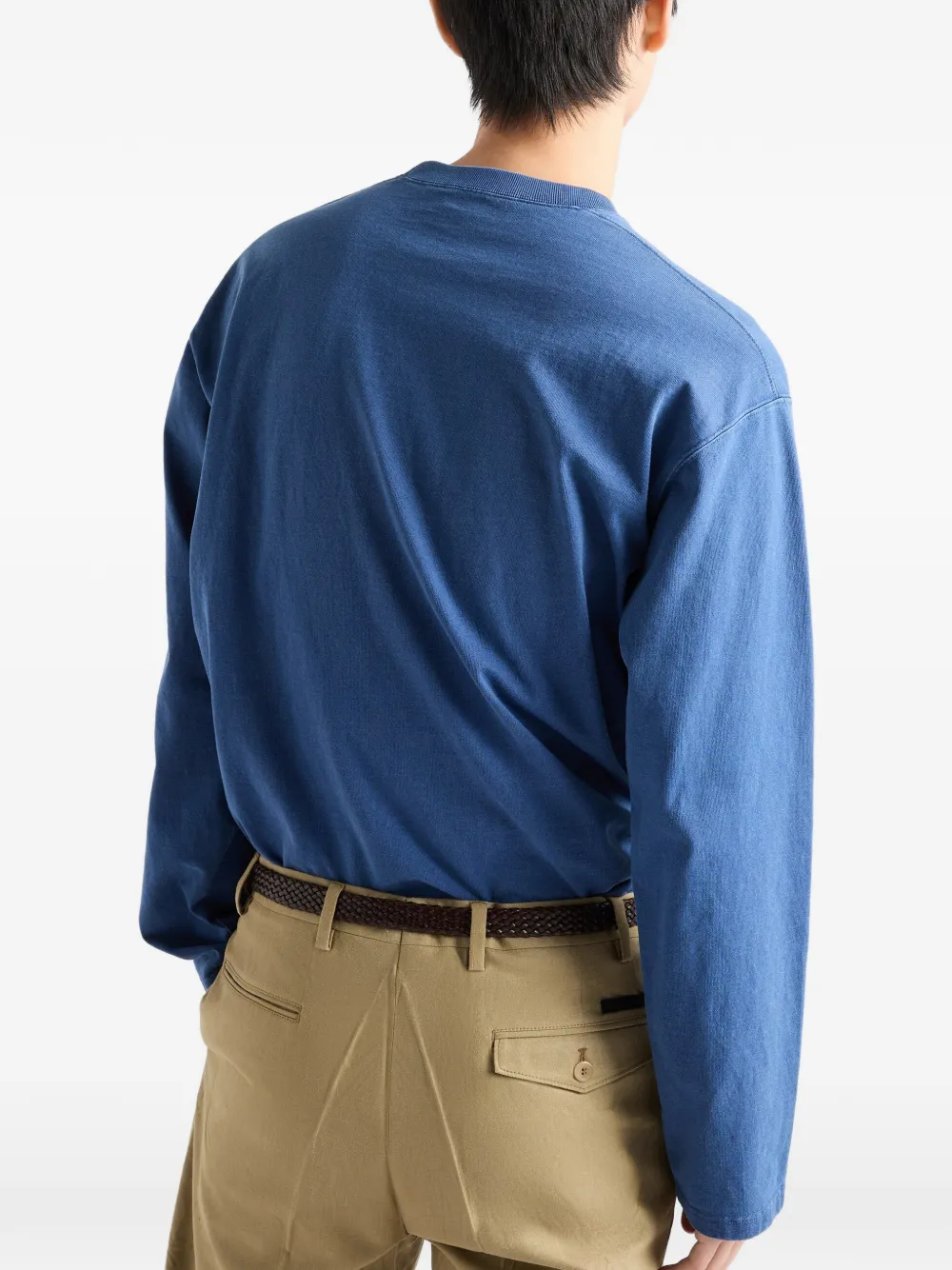 Long-Sleeved Cotton T-Shirt