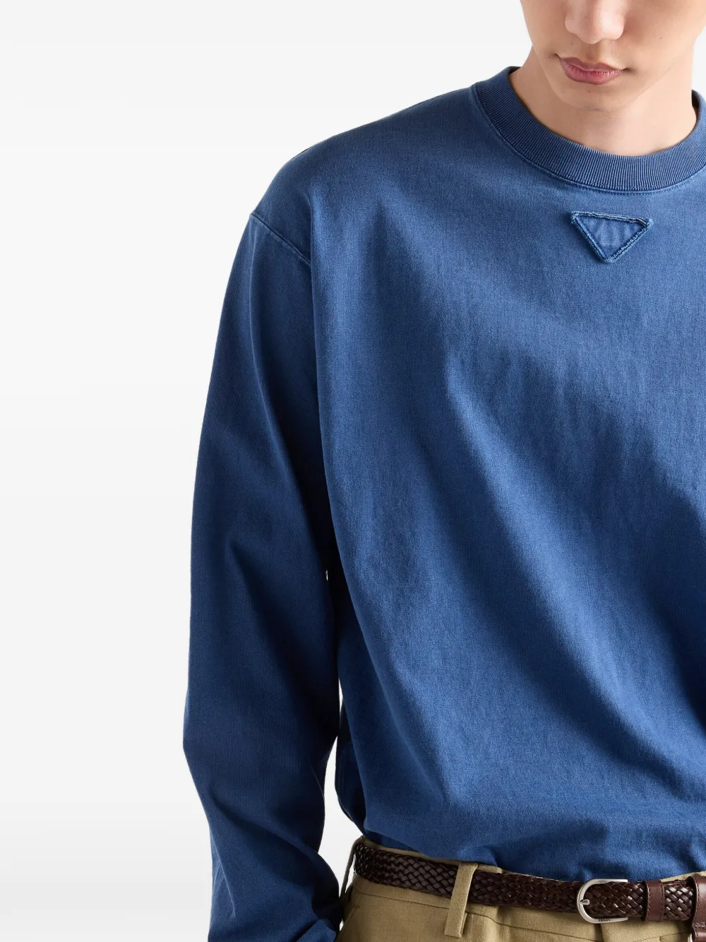 Long-Sleeved Cotton T-Shirt