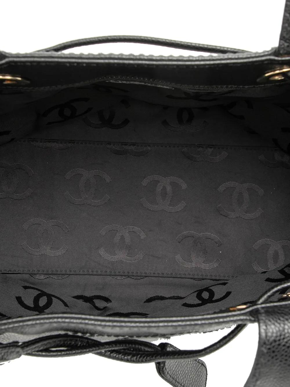 2002-2003 Cc Caviar Drawstring Tote Bag