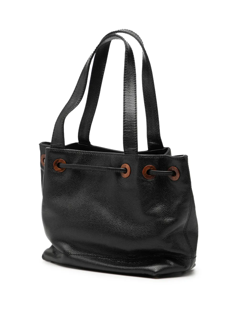 2002-2003 Cc Caviar Drawstring Tote Bag