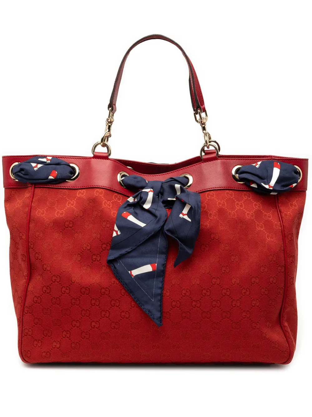 Gucci Pre-Owned 2000-2015 Large GG Canvas Positano tote bag - Rosso