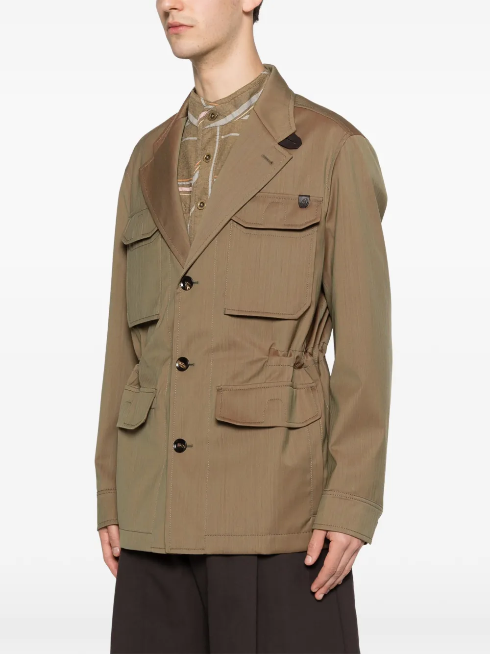 Brioni Jack met meerdere zakken Beige
