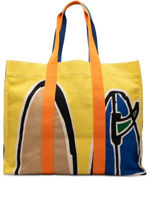 Hermès Pre-Owned 2010-2025 トワル 3 サーフ ビーチバッグ ハンドバッグ