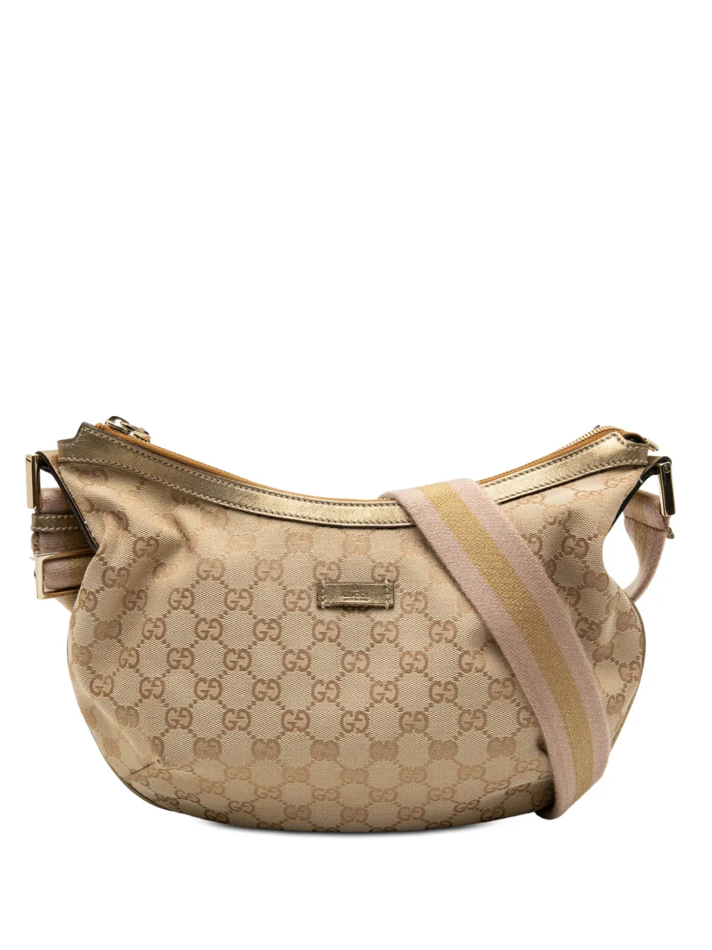 Gucci Pre-Owned 2000-2016 GG Canvas Web crossbody bag - Marrone