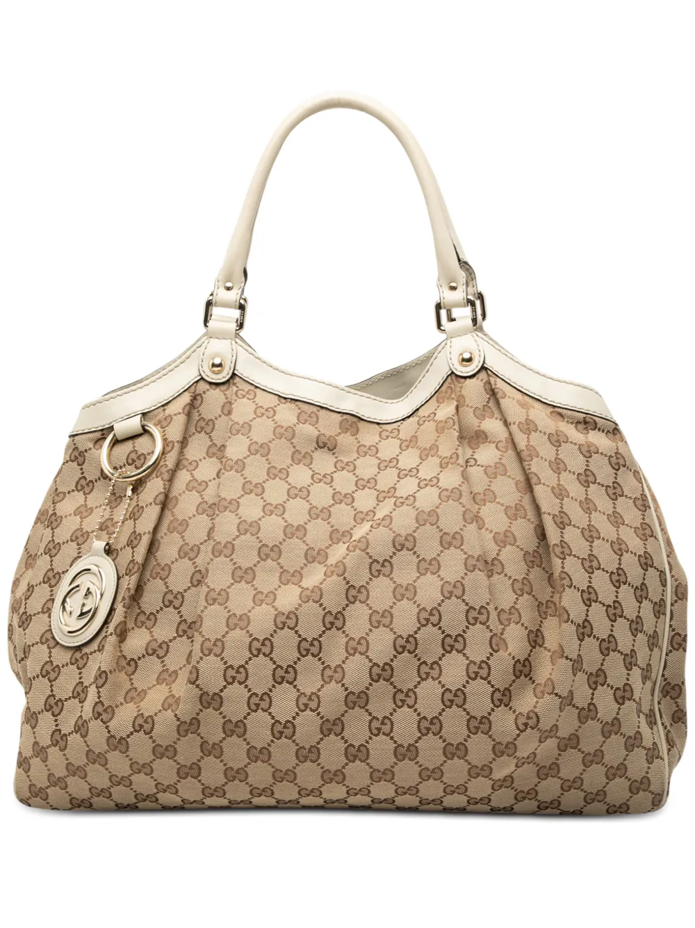 Gucci Pre-Owned 2016-2025 Large GG Canvas Sukey tote bag - Marrone