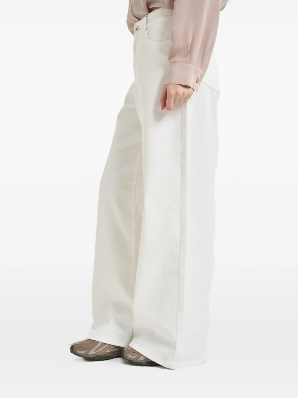  Weekend Max Mara Wide-leg Jeans - White 