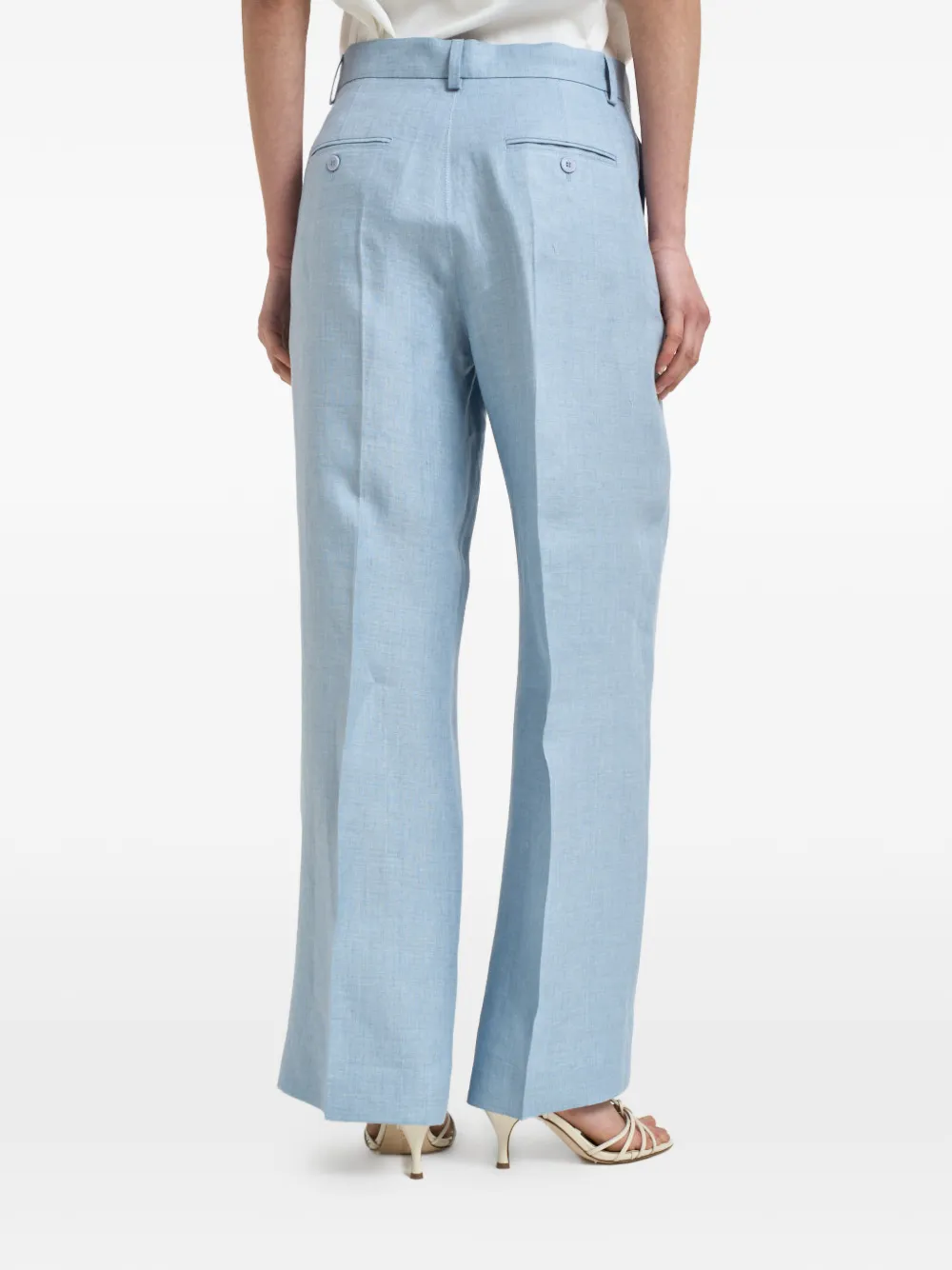 Weekend Max Mara Linnen pantalon Blauw