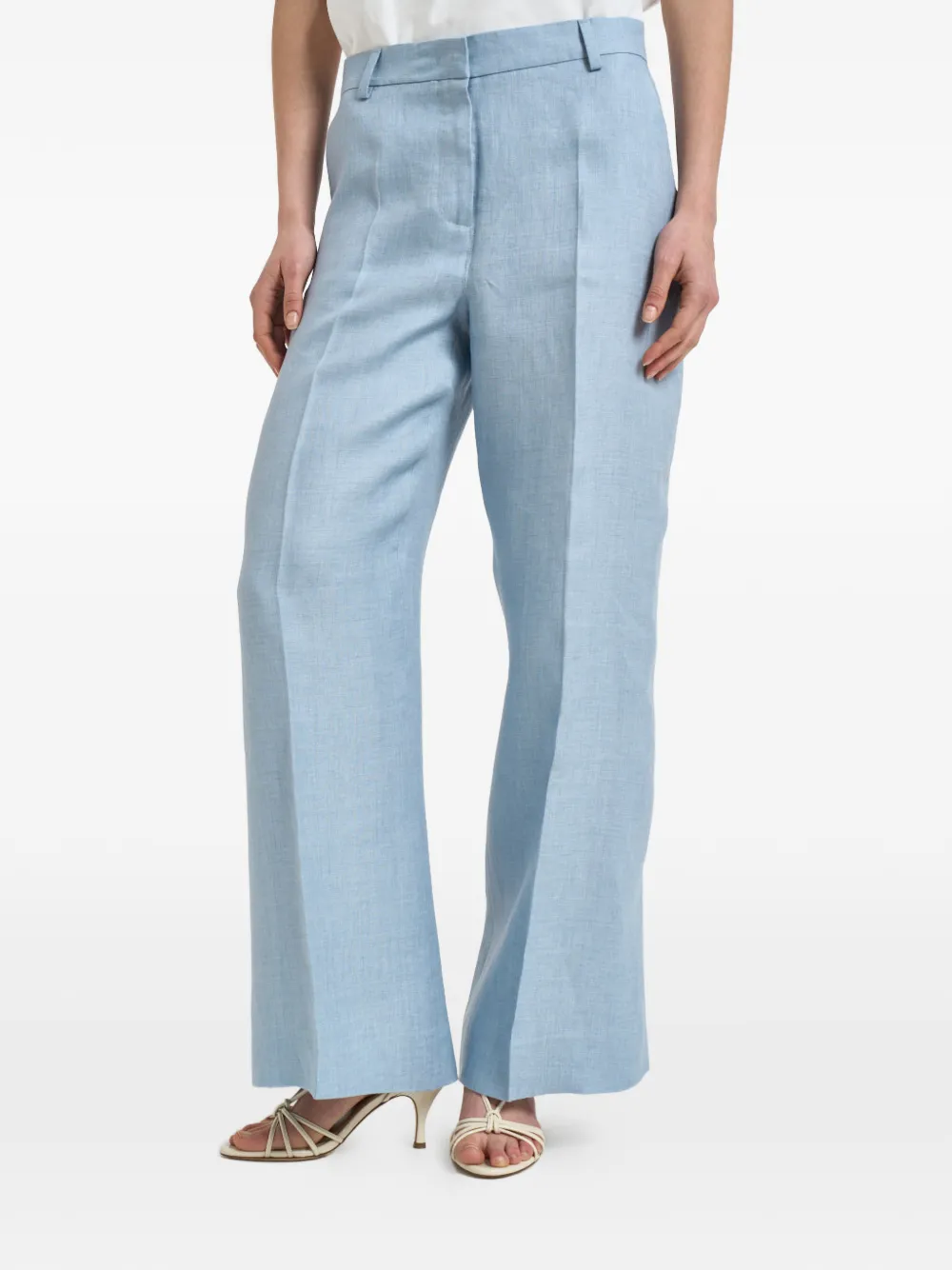 Weekend Max Mara linen tailored trousers - Blu