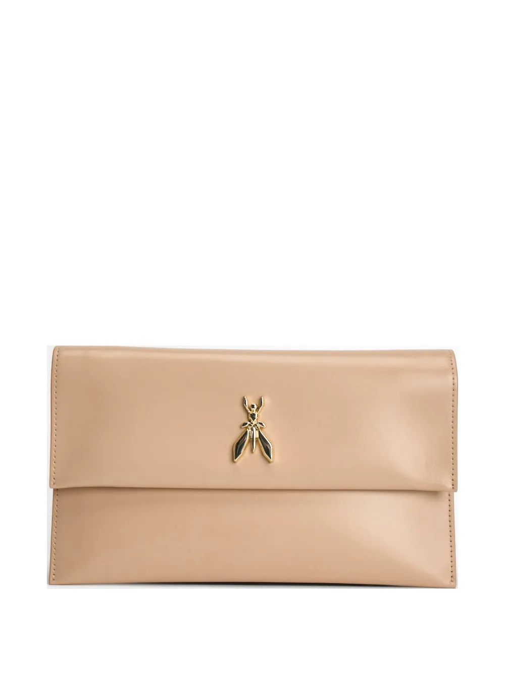 Patrizia Pepe logo-detail clutch bag - Toni neutri