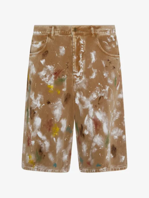 Moschino abstract-print shorts