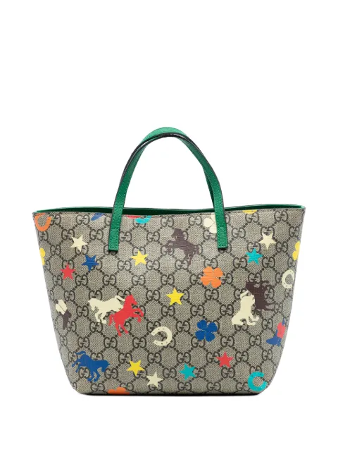 Gucci Pre-Owned 2016-2026 Kids GG Supreme Ranch tote bag