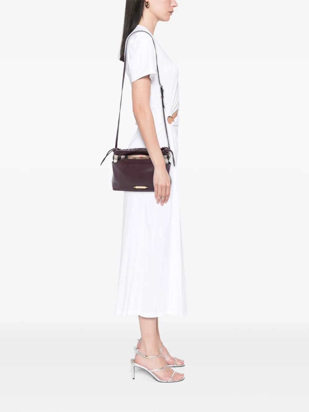 2000-2017 House Check Canvas And Calfskin Little Crush Crossbody Bag