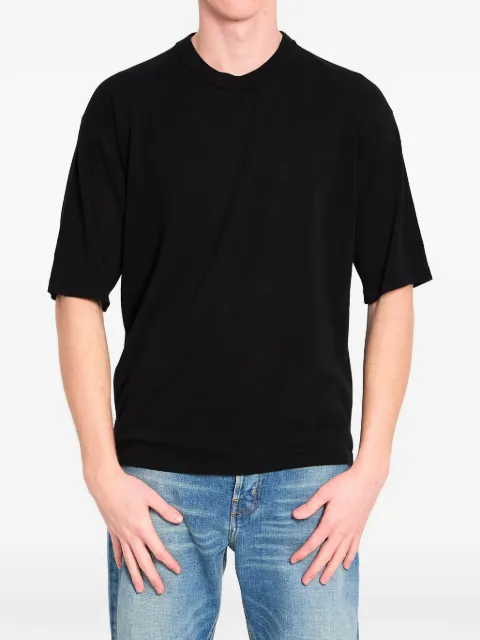 Roberto Collina ribbed crewneck T-shirt