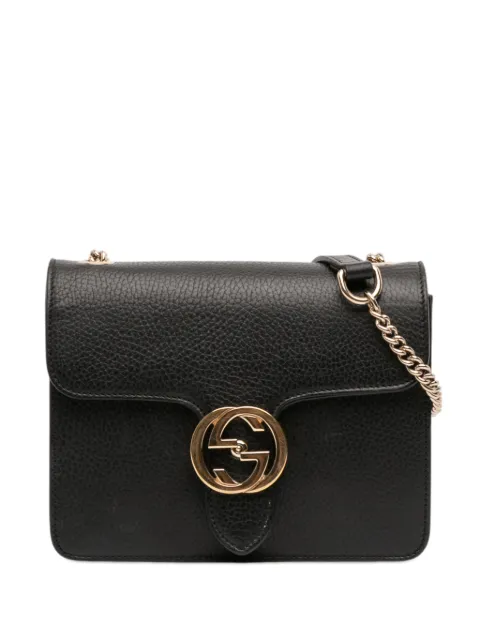 Gucci Pre-Owned 2016-2025 Small Dollar Calfskin Interlocking G crossbody bag