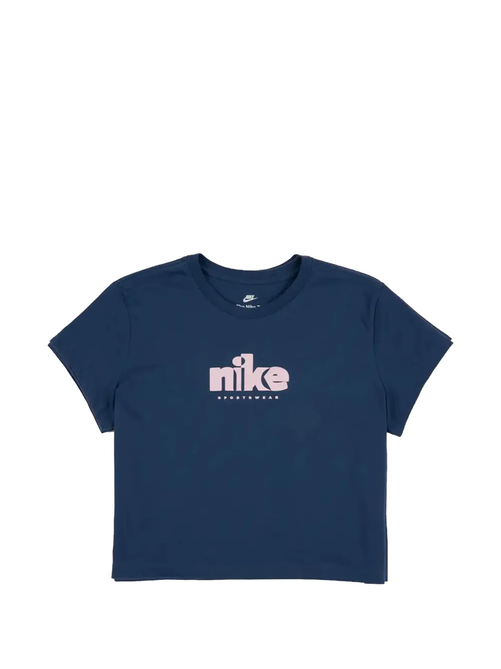 Nike logo-print T-shirt - Blu