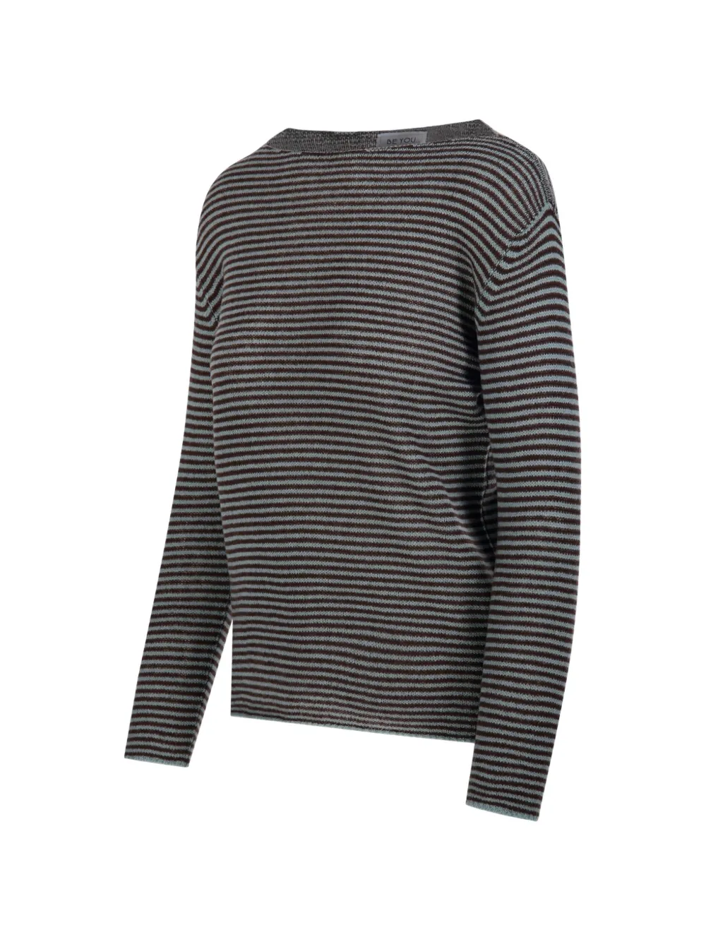  Beyou Striped Sweater - Brown 