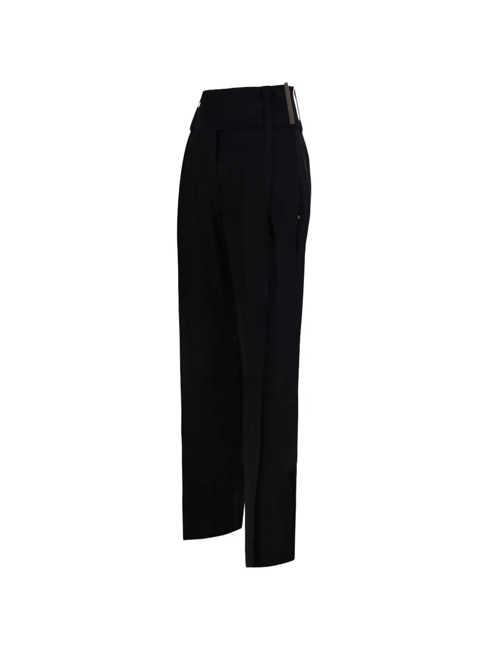 Sportmax broek met wijde pijpen Zwart