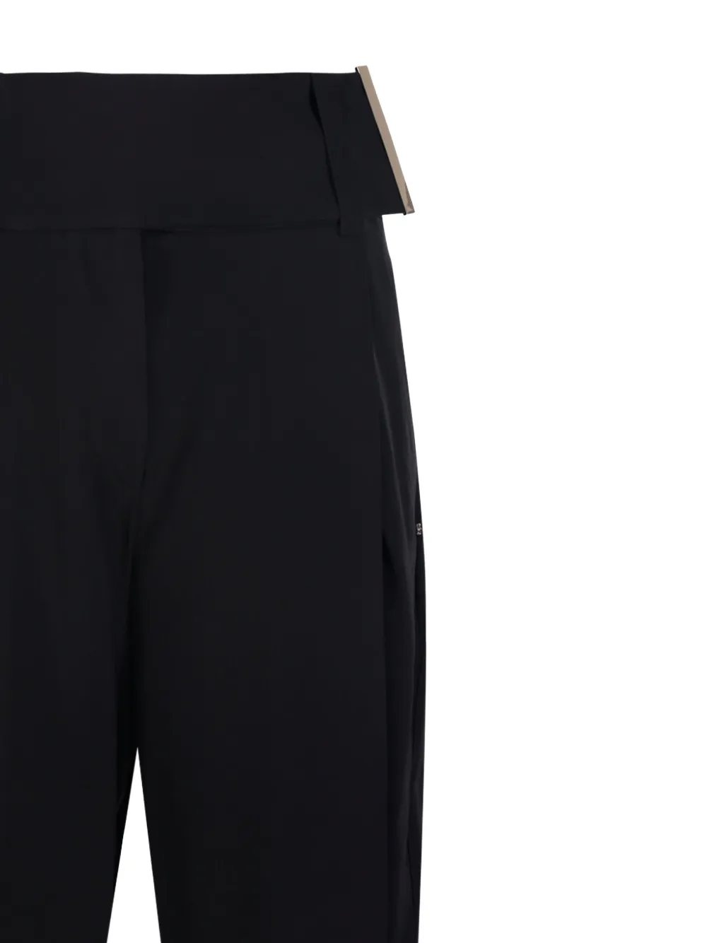 Sportmax broek met wijde pijpen Zwart