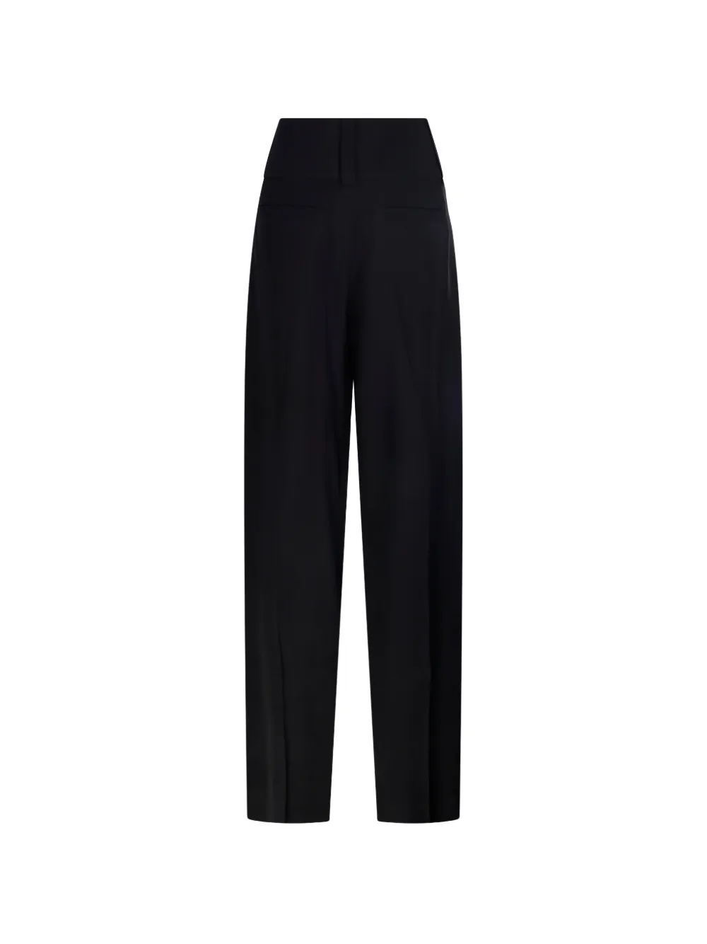Sportmax broek met wijde pijpen Zwart