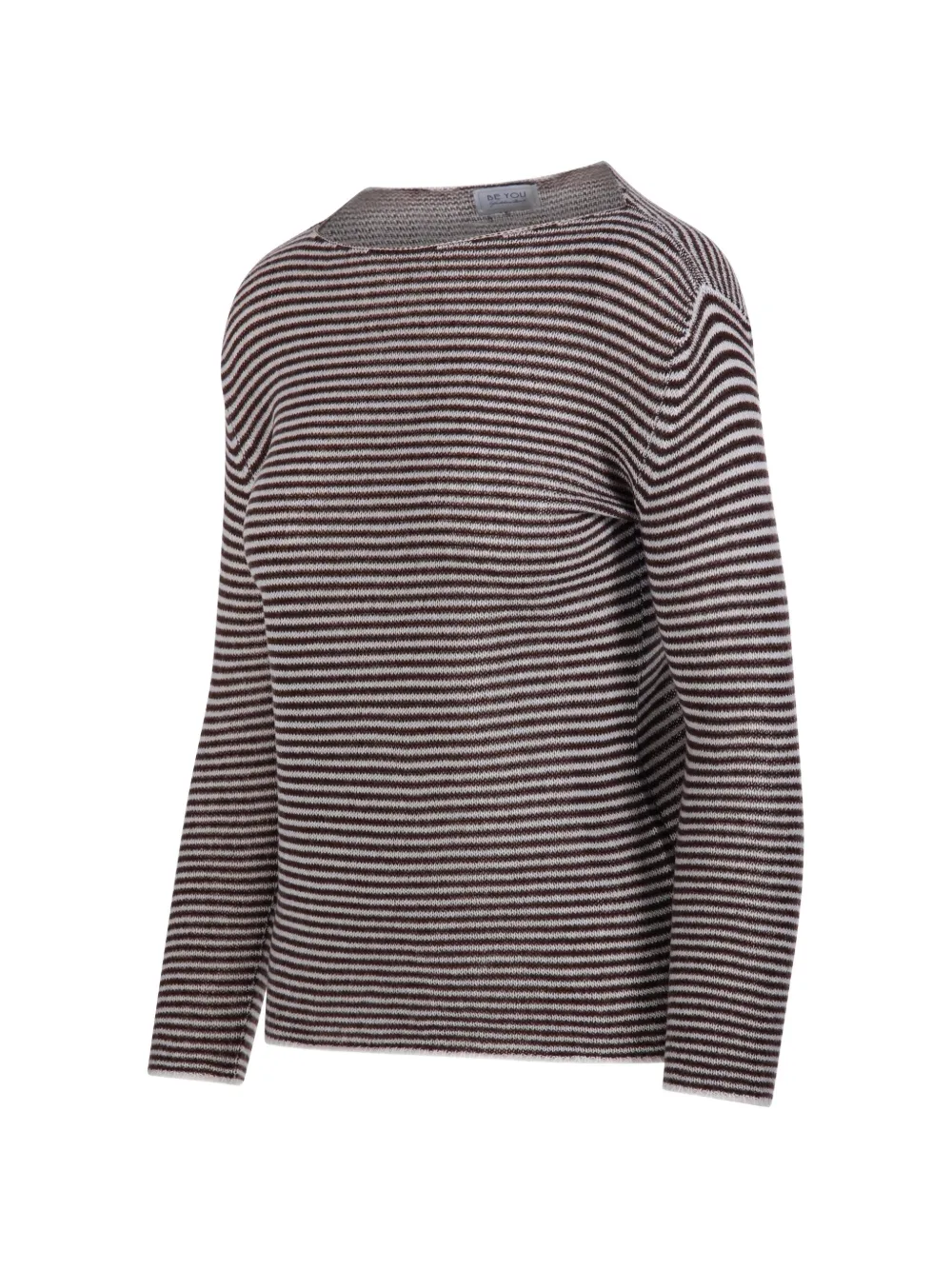  Beyou Striped-pattern Sweater - Brown 