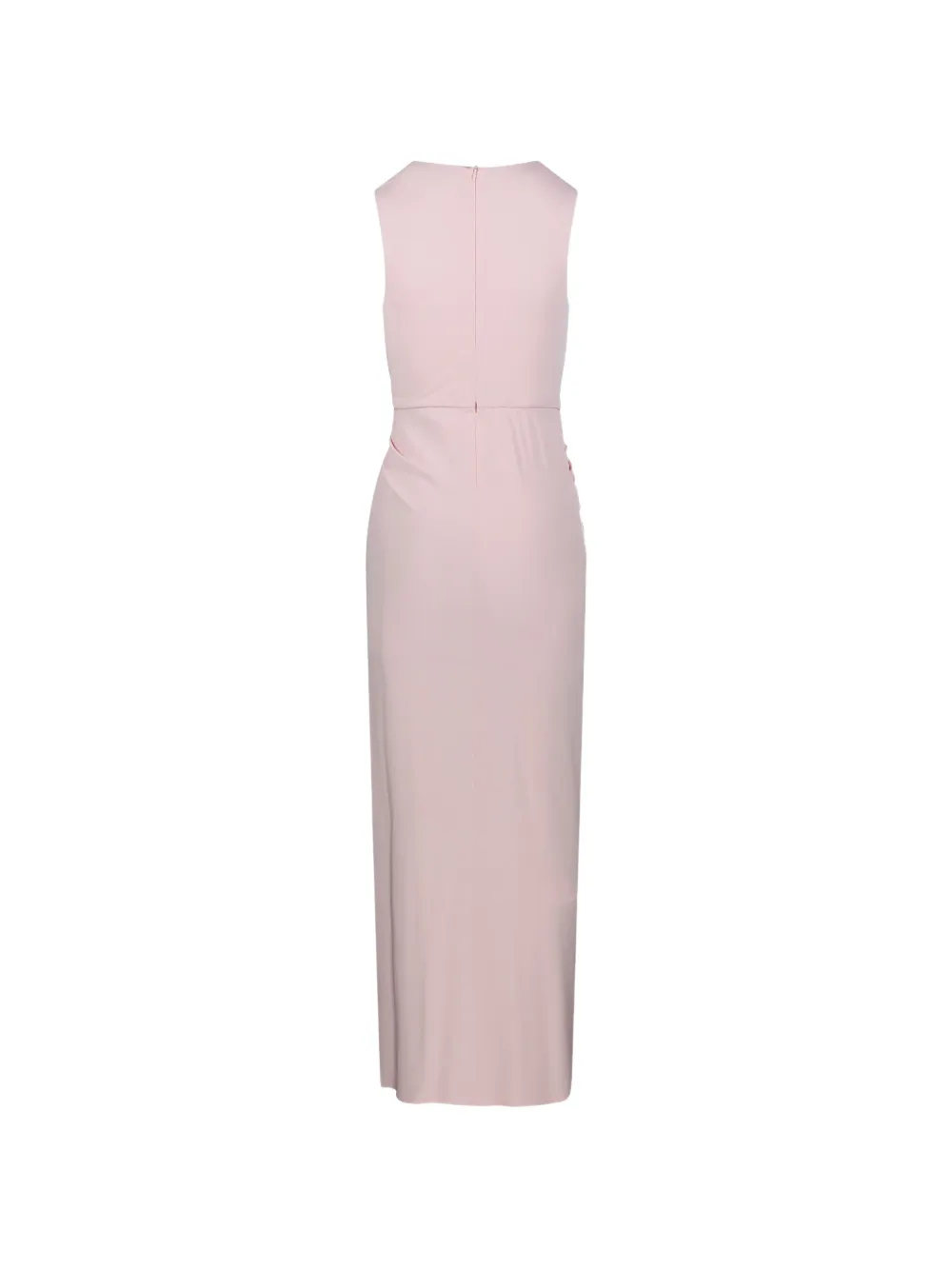 Ring-Detail Draped Maxi Dress
