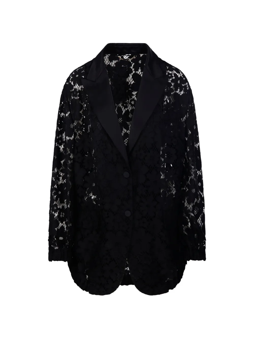 FENDI floral-lace jacket - Nero