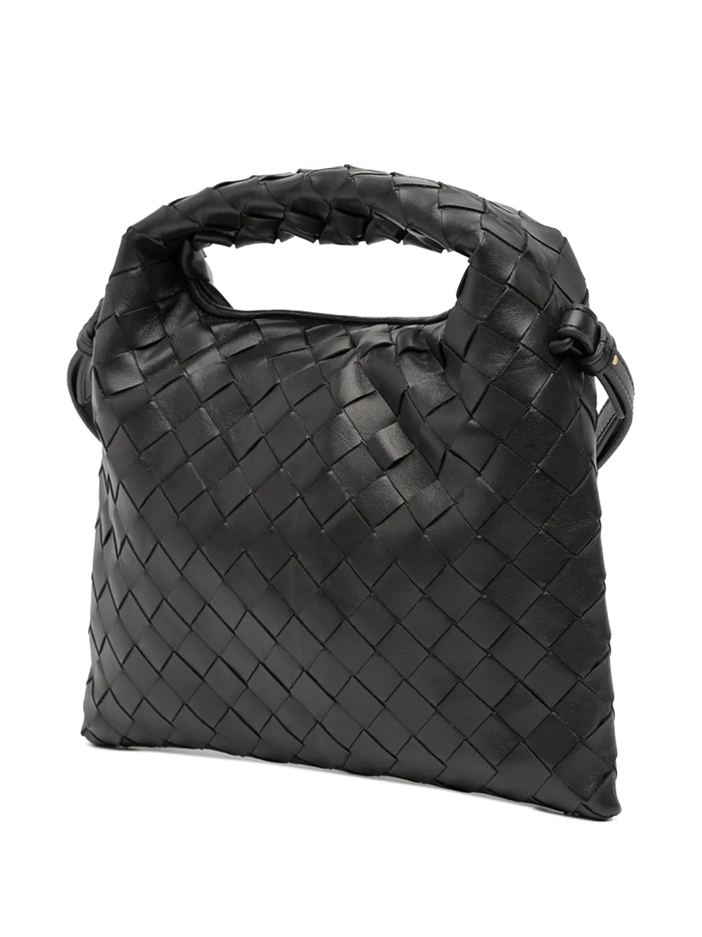 2012-2025 Mini Calfskin Intrecciato Hop Satchel