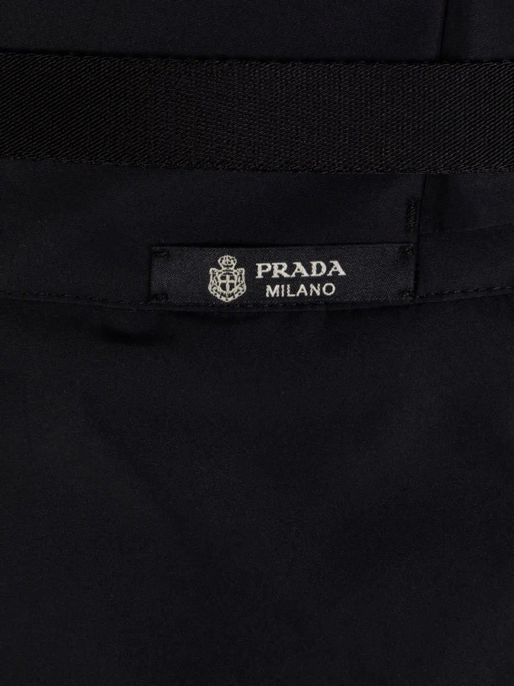 Prada Skibroek met ceintuur Zwart