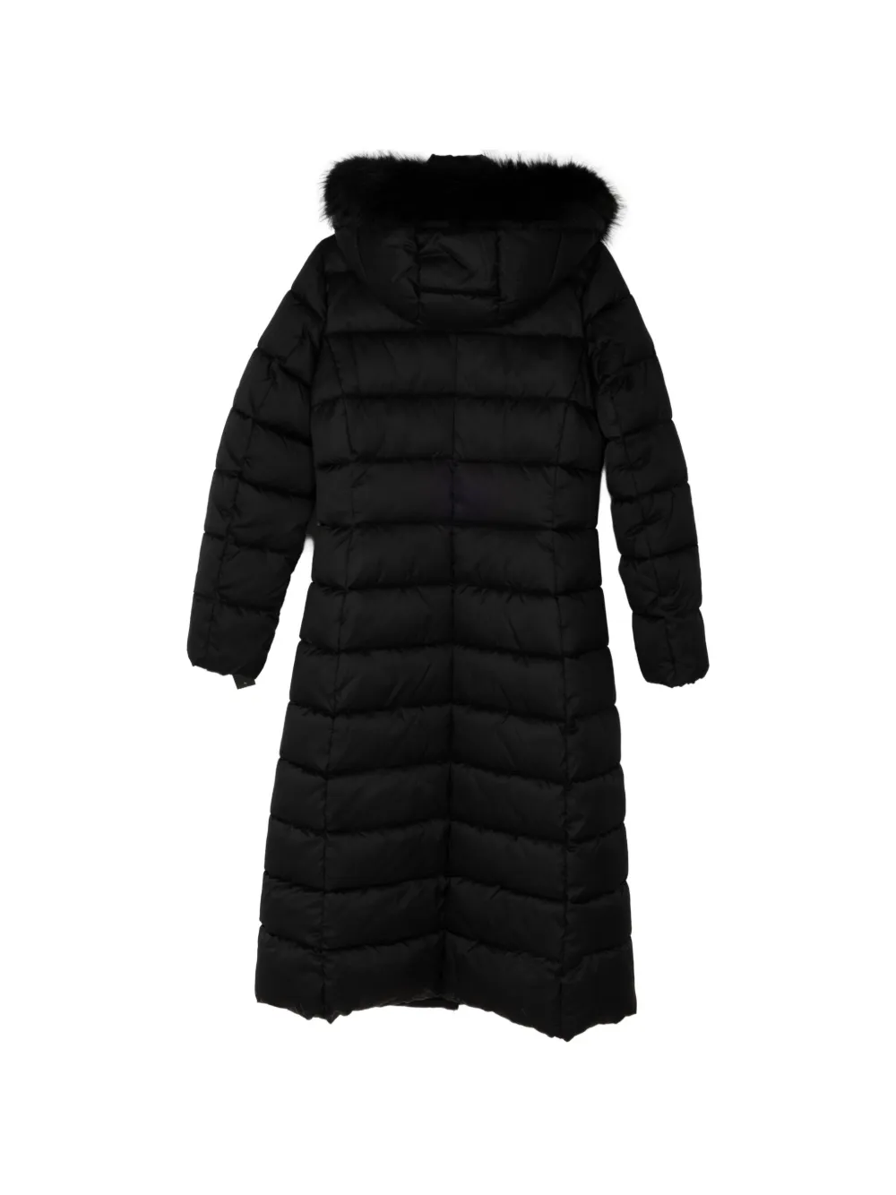  Tahari Abrigo Con Capucha - Negro 