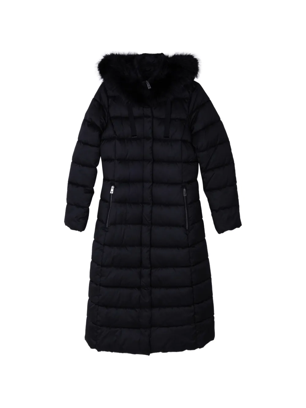 Tahari hooded coat - Nero