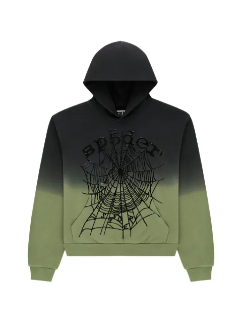 SP5DER ombre web hoodie