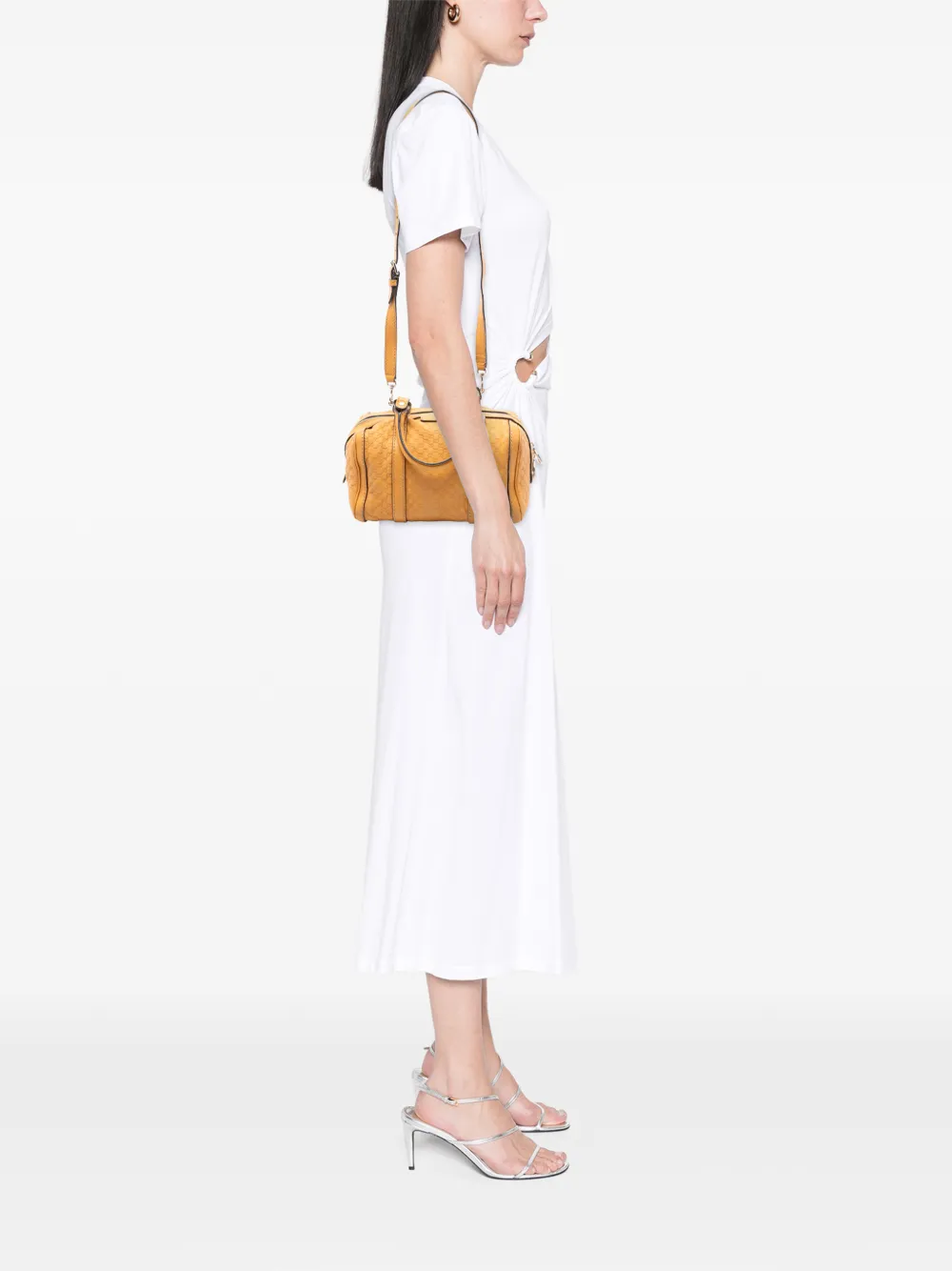  Gucci Pre-owned Bolso Satchel Microguccissima Joy Boston Pequeño 2016-2026 - Amarillo 