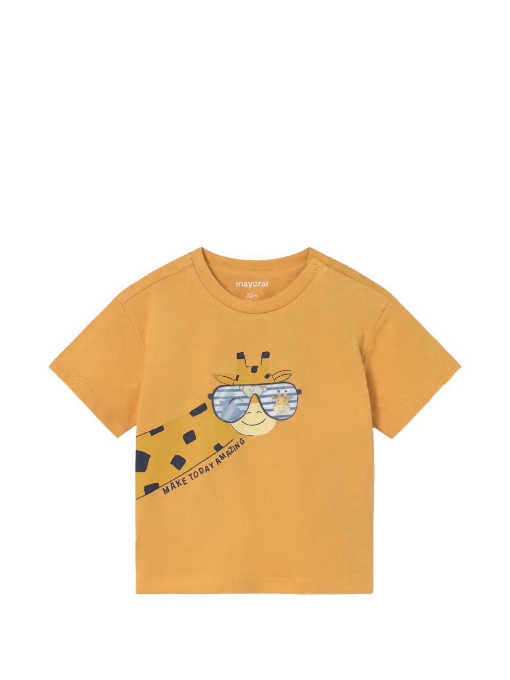 Mayoral giraffe graphic T-shirt - Giallo