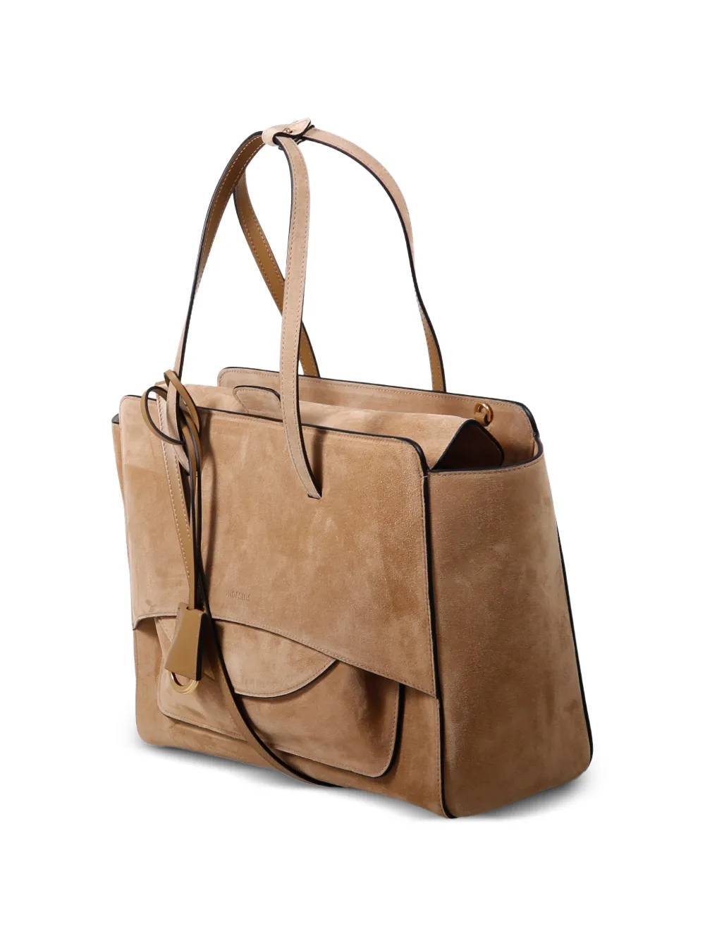  Hidesins Flap Tote Bag - Brown 