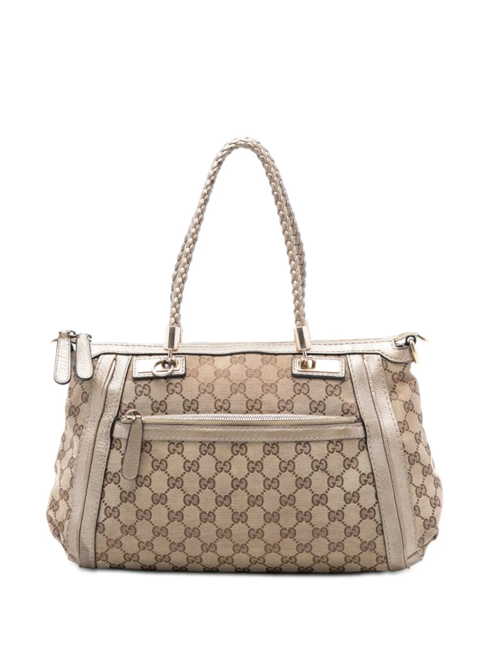 Gucci Pre-Owned 2016-2025 GG Canvas Bella satchel - Marrone