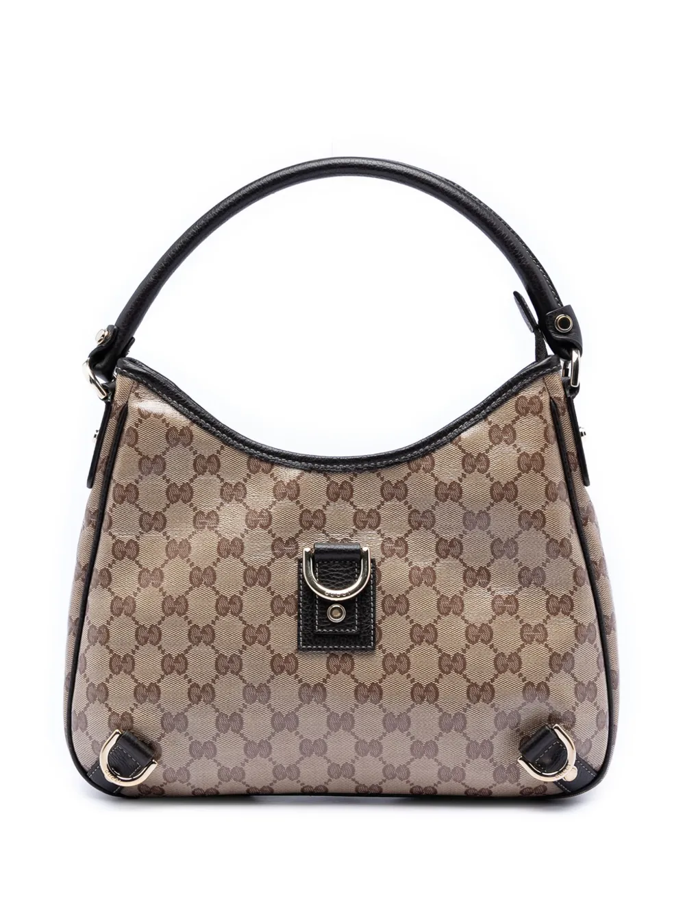 Gucci Pre-Owned 2016-2026 GG Crystal Abbey D Ring shoulder bag - Marrone