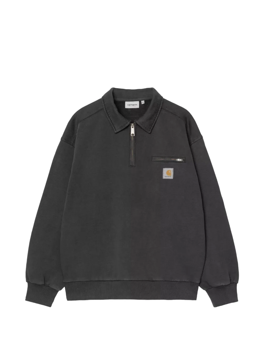 Carhartt WIP half zip detroit sweatshirt - Grigio