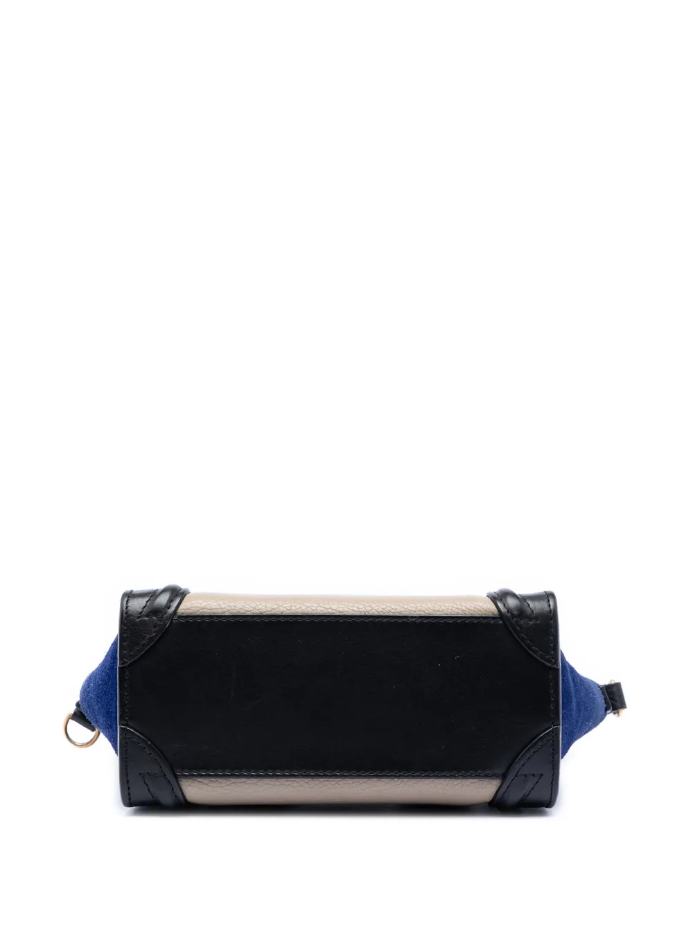2003 Nano Tricolor Leather Luggage Tote Satchel