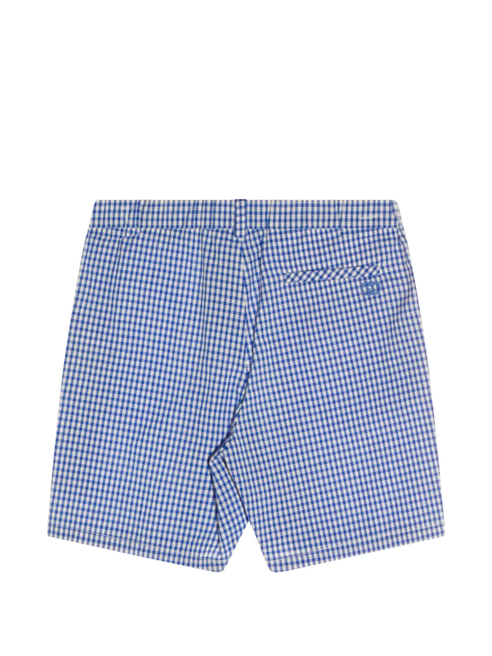  Gucci Kids Gingham Shorts - Blue 