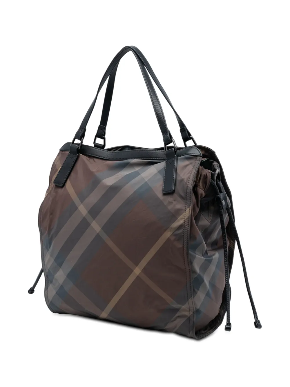 2000-2017 Supernova Check Nylon Buckleigh tote bag