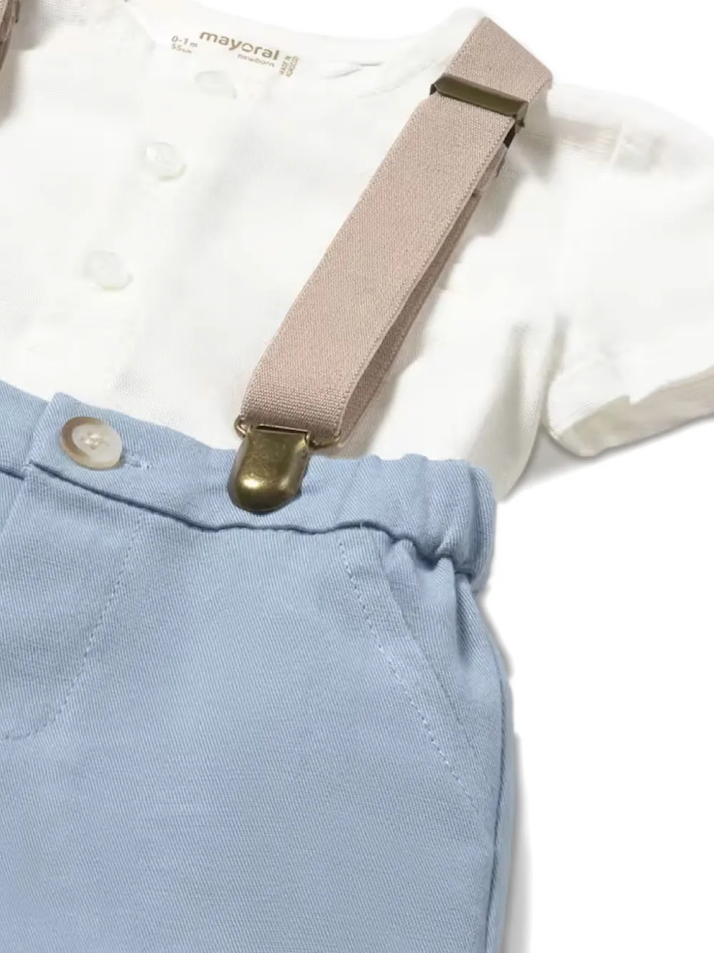Suspenders Shorts Set